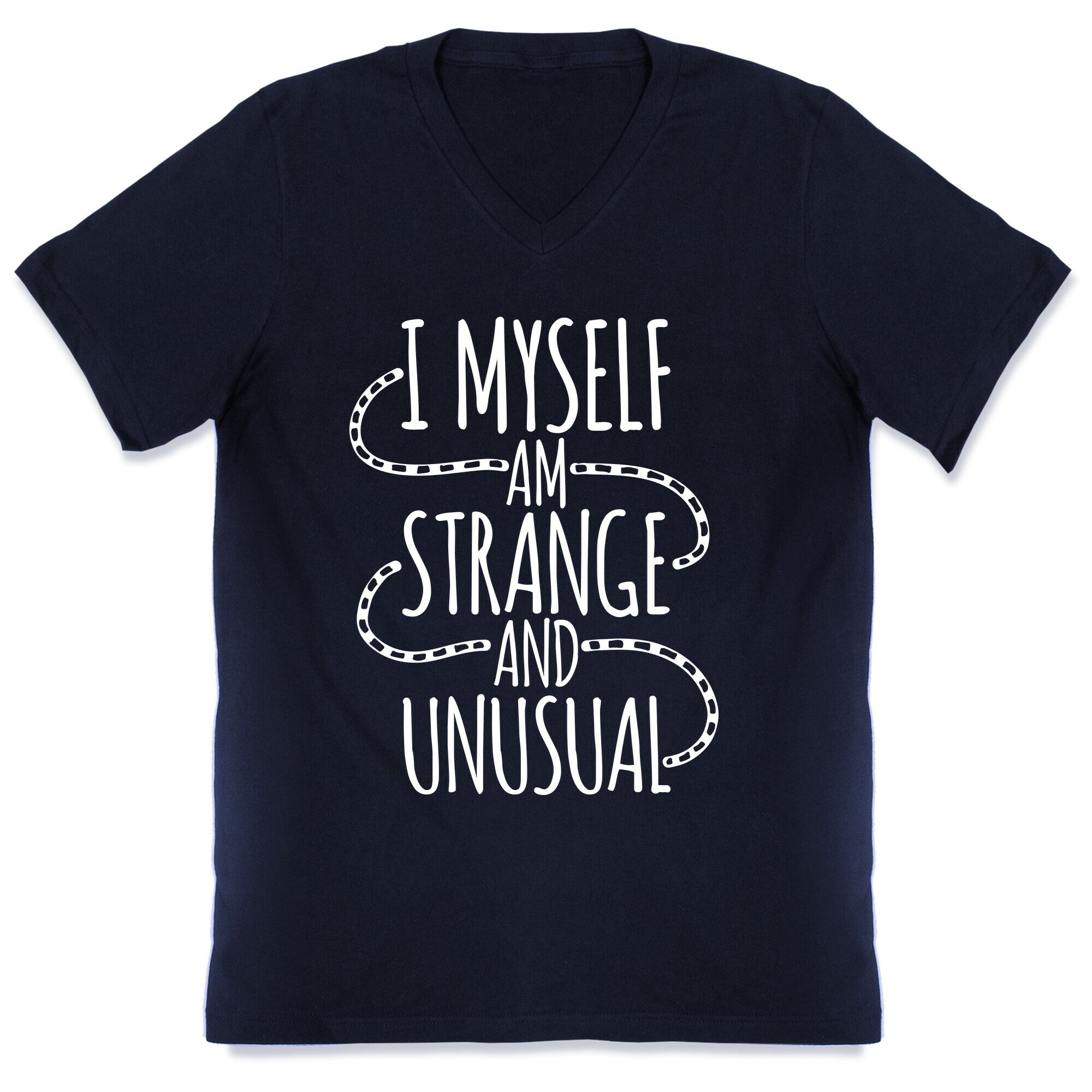 I Myself am Strange and Unusual V-Neck